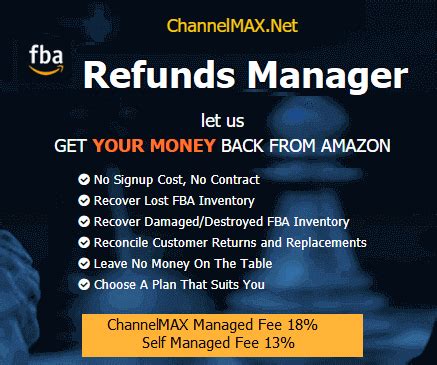 channelmax amazon refund manager.